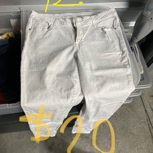 Two pairs of American eagle jeans